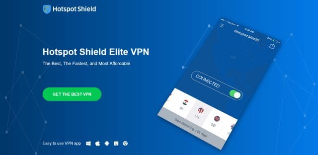 how to use anchorfree hotspot shield